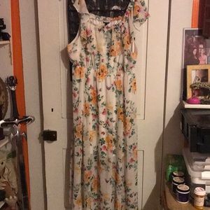 Torrid Long Floral Dress